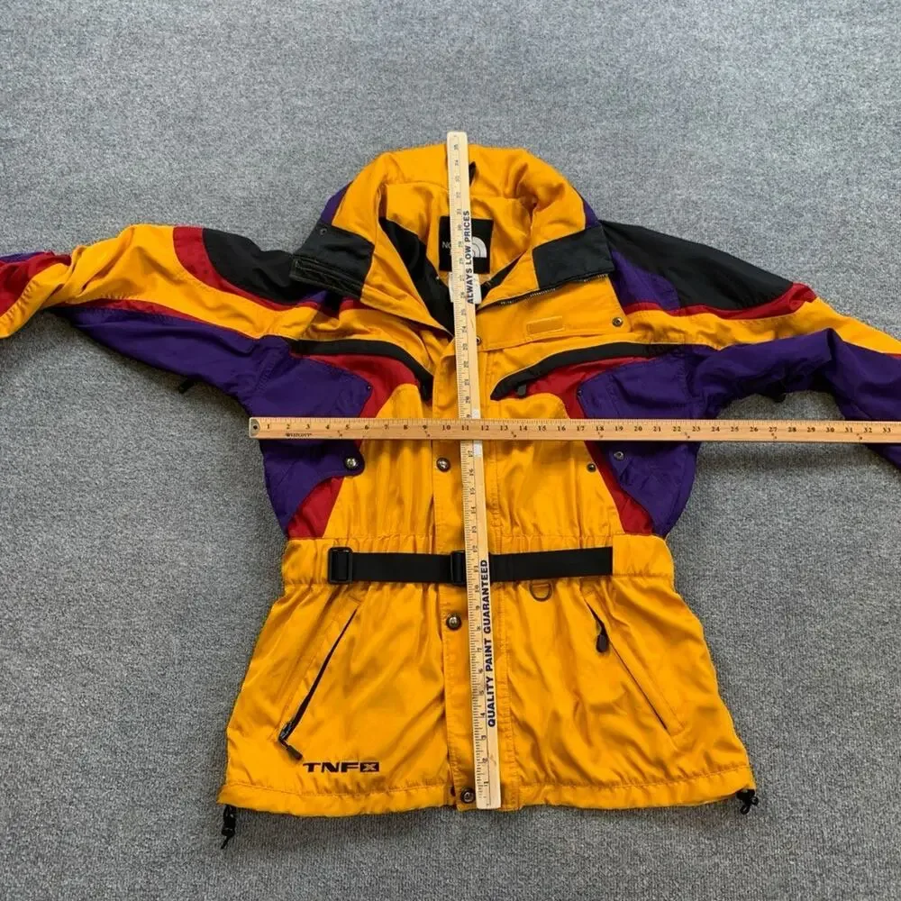 Vintage The North Face Ski Jacket Mens XL Belted TNFX‎ Winter Snow Belted Hooded